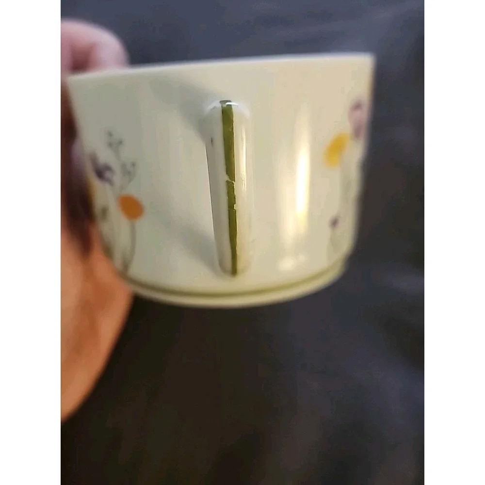 Denby English Garden‎ Limoges France Porcelain Tea Cup Set Of 5 Easter Spring